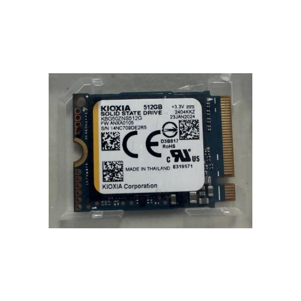 KIOXIA 512GB 2230 NVMe M.2 SSD KBG50ZNS512G : ジョイショップ