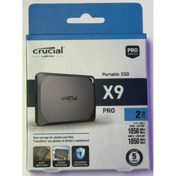 Crucial CT2000X9PROSSD9 X9 Pro 2TB ポータブルゲーミング SSD