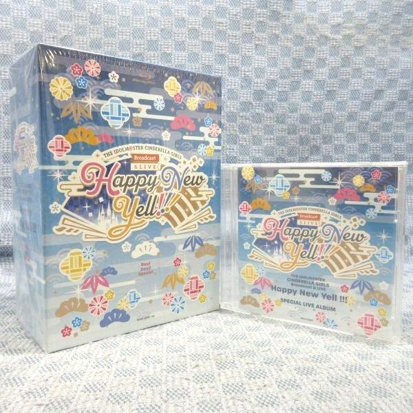 K343●「THE IDOLM＠STER CINDERELLA GIRLS Broadcast＆LIVE Happy New Yell!!!」Blu-ray BOX 先着購入者特典LIVE CD付き