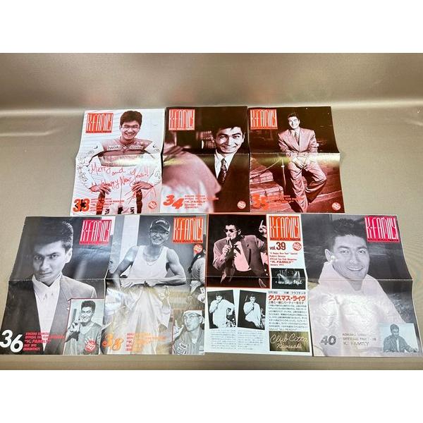 XA593○【 清水宏次朗 ファンクラブ会報 『 K.FAMILY 』33号〜36