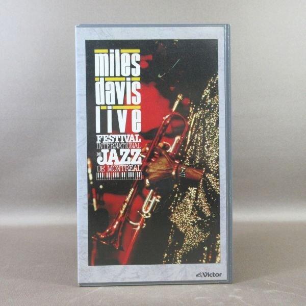 マイルス・デイヴィス　ＬＩＶＥ　ＶＨＳ　ビデオ M687○JSL-10010 /MILES DAVIS「マイルス・デイビス・ライブ」VHS
