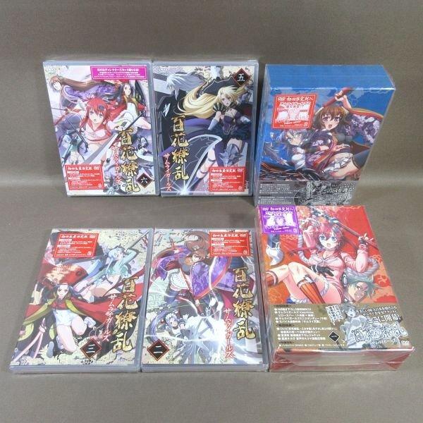 ☆KA747○「百花繚乱 サムライガールズ 初回生産限定版 一〜六」DVD全6