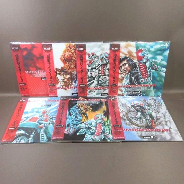VA419○原作：石ノ森章太郎「仮面ライダーV3 Volume.1〜7」LD