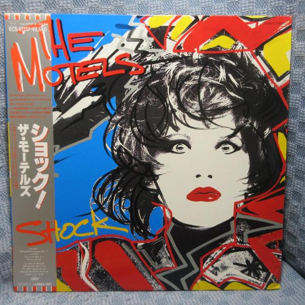 VA442●ECS-81717 ザ・モーテルズ THE MOTELS「ショック！ SHOCK」LPレコード(アナログ盤)