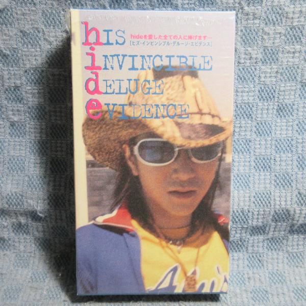 MA036●PCVE-50792「hIS iNVINCIBLE dELUGE eVIDENCE / hideを愛した全ての人に捧げます…」VHSビデオ