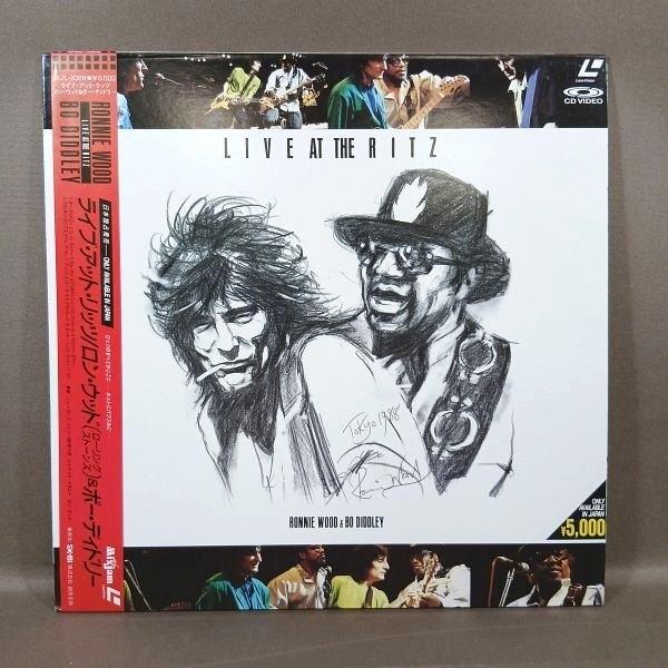 VA504●ロン・ウッド(ローリング・ストーンズ)＆ボー・ディドリー「ライブ・アット・リッツ」LD(レーザーディスク)