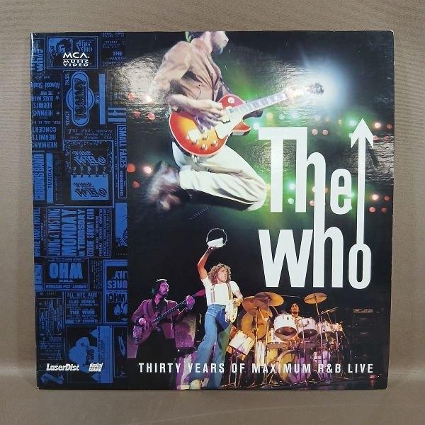 VA507●ザ・フー THE WHO「THIRY YEARS OF MAXIMUM R＆B LIVE」輸入盤 LD(レーザーディスク)