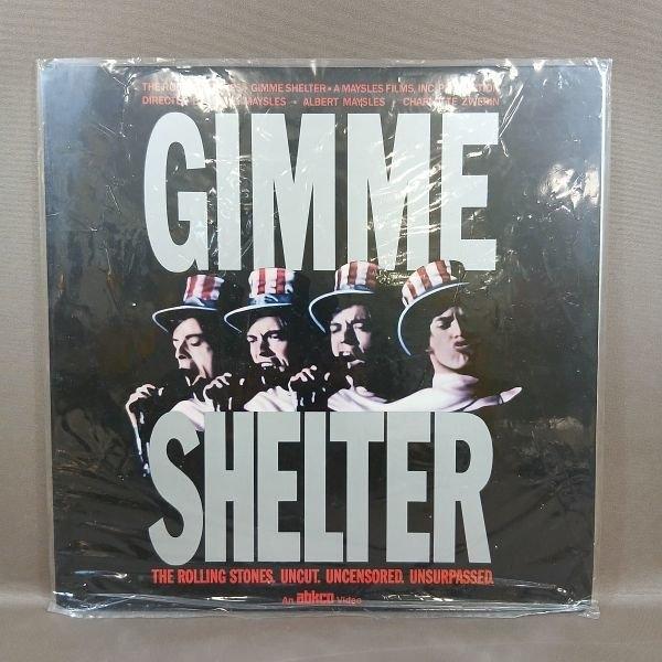 VA507●1001-1 ザ・ローリング・ストーンズ THE ROLLING STONES「GIMME SHELTER」輸入盤 LD(レーザーディスク)