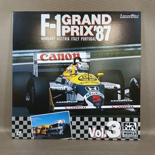 VA507●SC058-6051「F-1グランプリ'87 Vol.3」LD(レーザーディスク)