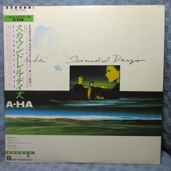VA513●P-13400 A-HA「スカウンドレル・デイズ」LPレコード(アナログ盤)
