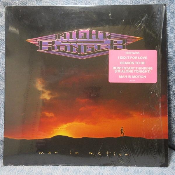 VA543●MCA-6238 ナイト・レンジャー NIGHT RANGER「MAN IN MOTION」LPレコード(アナログ盤)輸入盤
