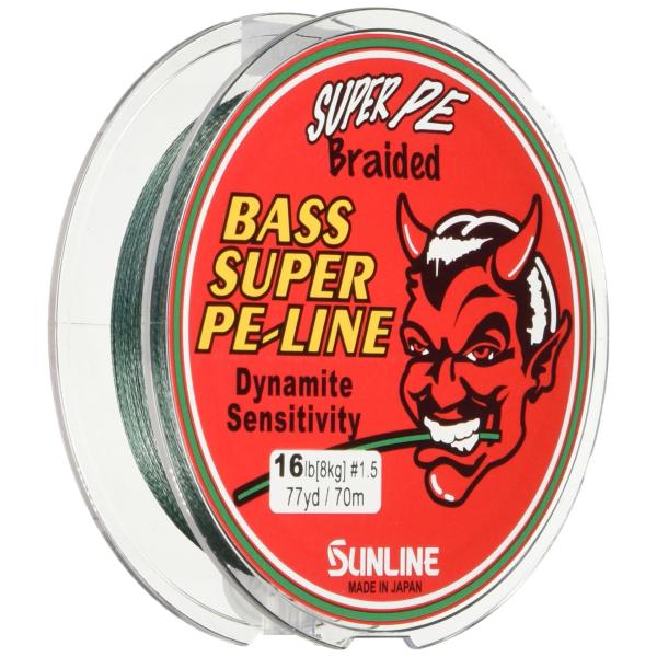 サンライン バススーパーPEライン 28lb 70m ディープグリーン 509478 PEライン