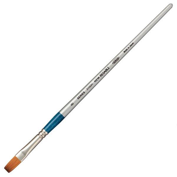 ホルベイン 水彩画筆 リセーブル 3100H フラット 8号 203126