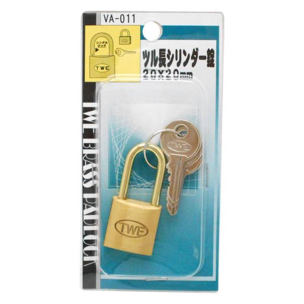 和気産業(Waki Sangyo) TWE ツル長シリンダー錠 20×20mm VA-011
