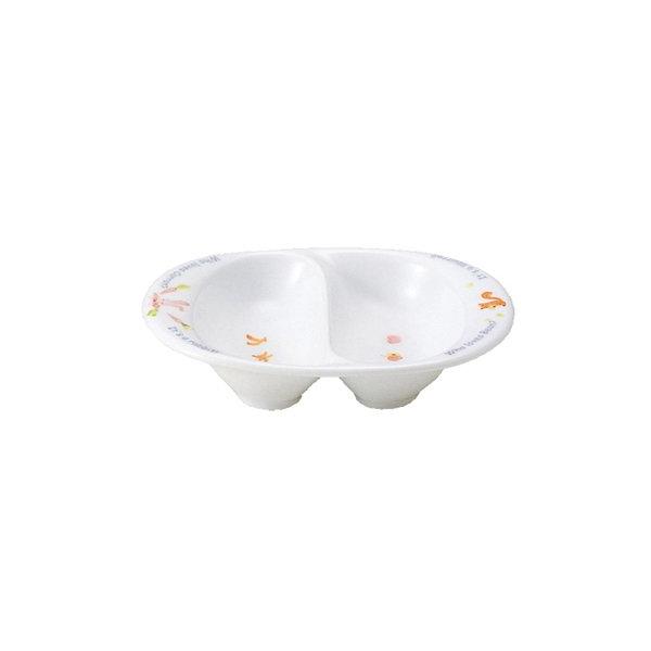 NARUMI(ナルミ) 子供用 食器 皿 プレート みんなでたべよっ! 離乳皿 14cm 出産祝い お食い初め 離乳食 ギフト 日本製 40433-3