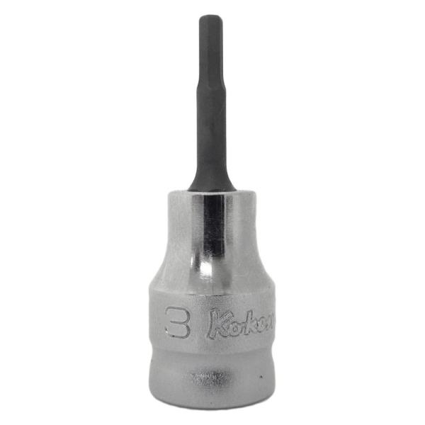 コーケン Z-EAL 3/8(9.5mm)SQ. ヘックスビットソケット 全長50mm 3mm 3010MZ.50-3