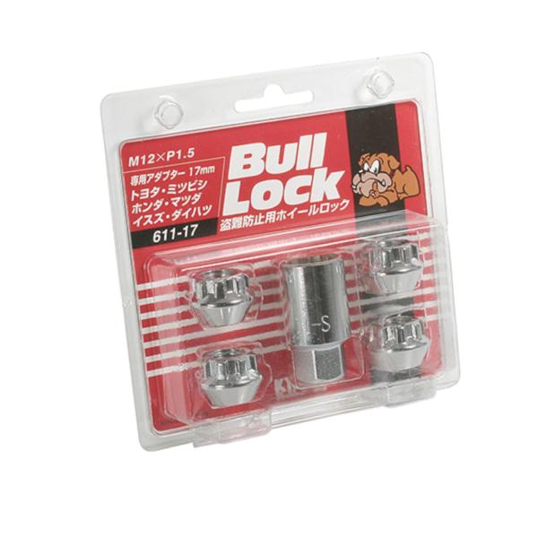 KYO-EI(協永産業) ホイールロックナット Bull Lock [ 貫通タイプ 17HEX ] M12 x P1.5 [ 個数:4P ] [ 品番
