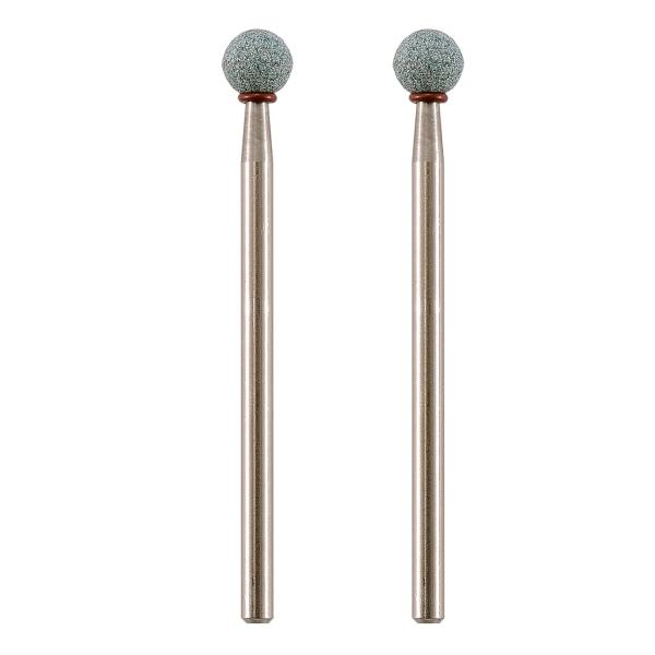 プロクソン(PROXXON) 軸付き砥石2本 【丸型5.0mm 軸径2.35mm GC砥石150番】 No.26772