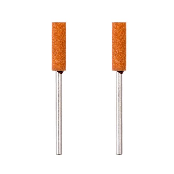 プロクソン(PROXXON) 軸付き砥石2本 【棒型5.1mm 軸径2.35mm WA砥石80番】 No.26660