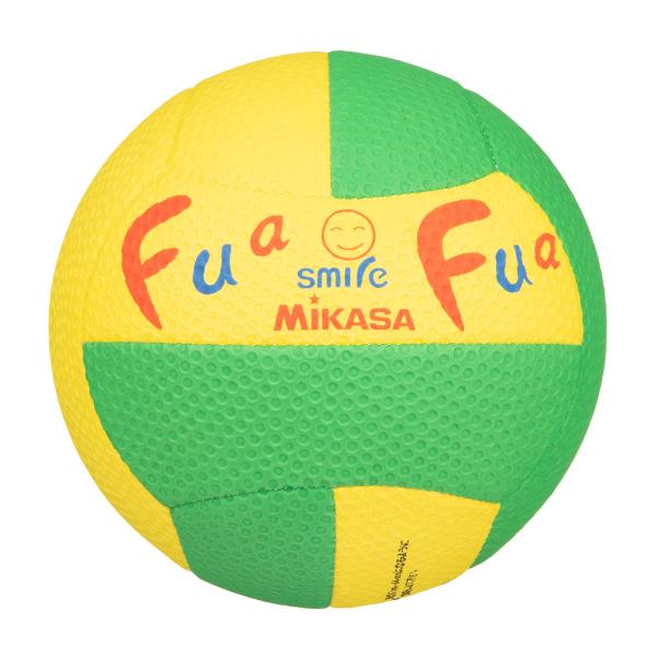 ミカサ(MIKASA) ふぁふぁスマイル ドッジボール 2号 150ｇ 黄/グリーン FFD2‐YG