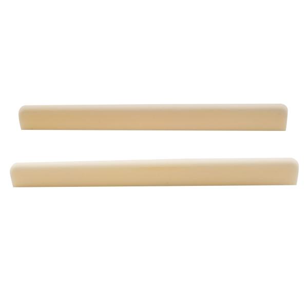 Musiclily Basic 牛骨サドルクラシックギター用ボーンサドル DJ-04 80x3x9mm(2個入)