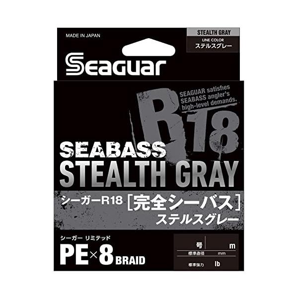 シーガー(Seaguar) ライン PEライン シーガーR18 完全シーバス 釣り用PEライン 150m 1.2号 22lb ステルスグレー