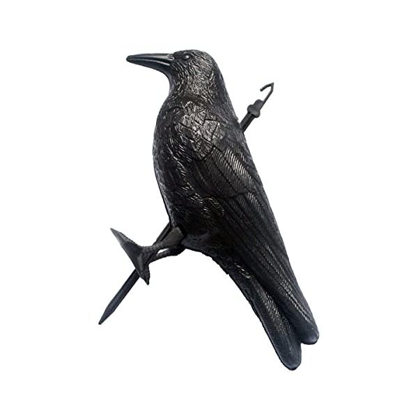 skycabin鳥獣害用品 迷惑鳥撃退! カラスよけ吊り下げカラス 撃退大型カラス,カラス専用カラスよけ にせカラス 撃退/対策 ゴミ置き場 菜園 畑