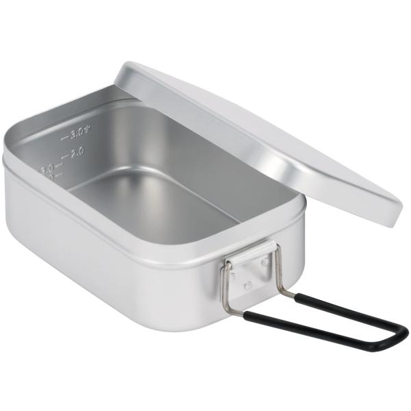 武田コーポレーション 【アウトドア用品・調理器具・炊く・蒸す・焼く・燻製】 シルバー 19×13×7cm メスティン 3合 MS-RC30