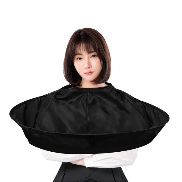 NITONAMI ヘアエプロン 散髪ケープ 散髪マント 家庭で 使える 刈布 披肩理?道具防水 大人 子供 兼用 おうち 散髪 ヘアカット お家で手軽