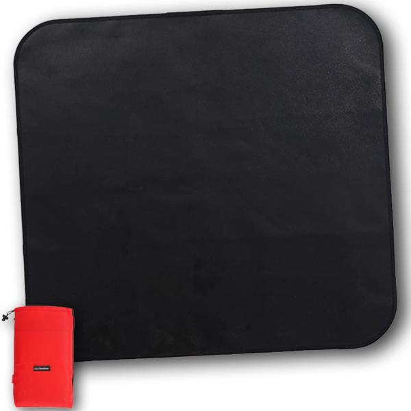 Rikopin(リコピン) 焚き火シート スパッタシート 防火シート 35cm×34cm 耐熱温度800℃ 芝生保護 耐火 防炎 バーベキュー用品 B