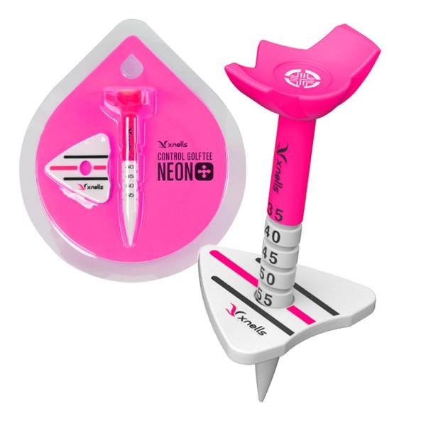 他サイト： TECH SKIN コントロールゴルフティーネオンプラス 35ｍｍ - 55ｍｍ 新デザイン 高さ調節可能 折れにくい ボールマーカー 強化プラスチッの商品画像