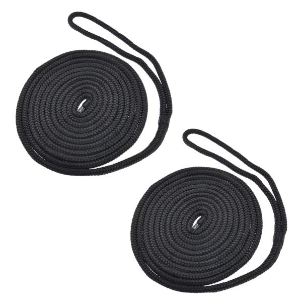 PLEAVIT アンカーロープ 係留用 係船用 ロープ 船舶用 マリン用品 9.5mm*4.5M(3/8in*15ft) 2本