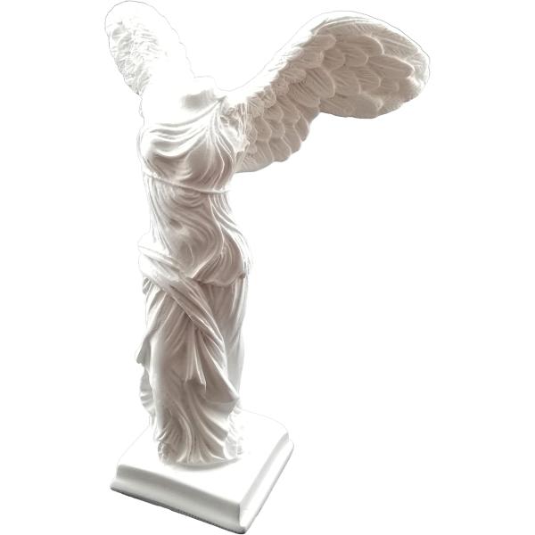自宅が美術館 石膏風人物像 全身像14cm サモトラケのニケ勝利の女神(14cm〜28cm)