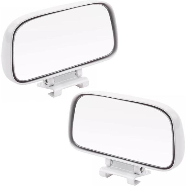 バリエーションコード : 2B2129P42J・車のサイドミラーに取り付ける「車用補助ミラー」の左右ホワイト2個セットです。サイドミラーの上部に貼り付ける仕様となっています。・360度角度調整可能で、サイドミラーの視野範囲だけでは確認しにく...