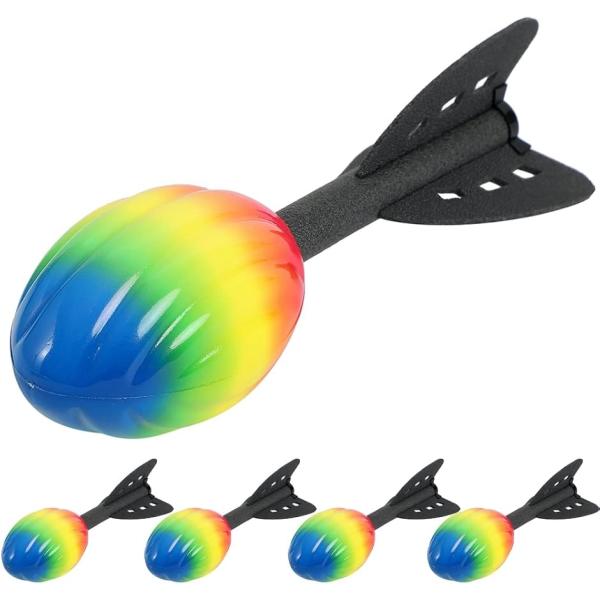 「楽しく投球練習」投てきの練習や遊び道具にお使いいただけるジャベリックボールになります。ロケット型のデザインになっており、手投げを改善し身体全体で投げるようなフォームに改善することができます。「安心の柔軟な素材」素材はポリウレタン製になって...