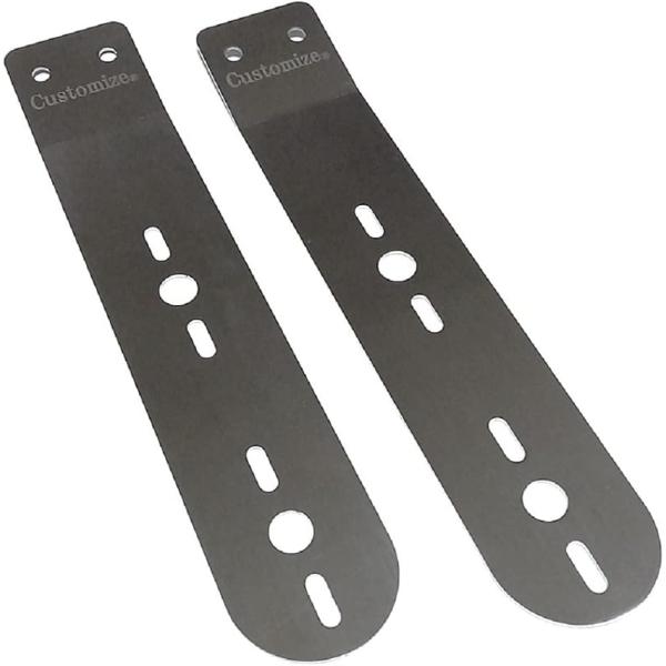 バリエーションコード : 2B25U20XI2・マーカーランプ ステー 2mm厚 トラック用品 I型ステー 2連用 10°折り曲げタイプ バスマーカー 1枚/2枚セット・素材：ステンレス製（ステンレス鋼SUS201）・厚さ：十分な耐久性を誇...