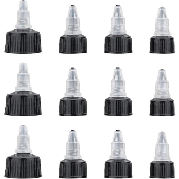 48点 4サイズ ボトルキャップ ツイストキャップ 内径17.5〜27.5mm スクリューキャップ PPプラスチック