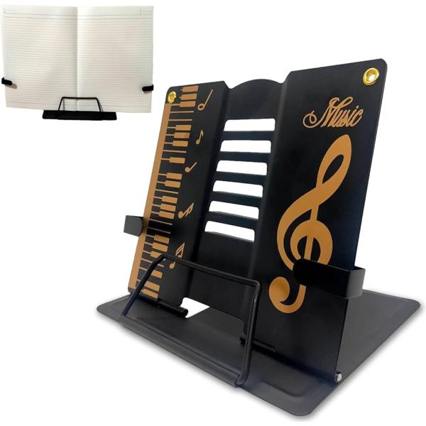 バリエーションコード : 2B969QTLQX・音符のデザインが可愛い軽量コンパクトな卓上譜面台です。「可愛い音符のデザイン」可愛い音符柄が特徴の譜面台で、演奏を楽しく演出。軽量・コンパクトなので持ち運びも便利。家での練習から発表会まで、最...