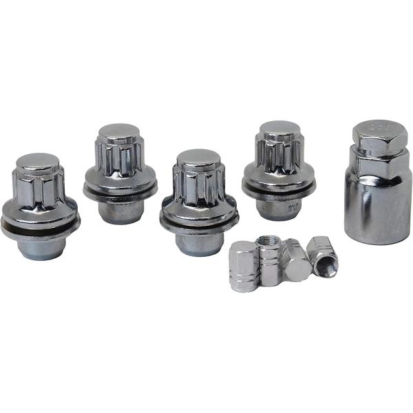 バリエーションコード : 2B45NF9TXV・「エスティーエスミチコ」の新商品「ギアロック」のトヨタ純正アルミホイール用平面座ロックナットセットです。・既存のナットを4個交換するだけで愛車のタイヤ・ホイールの盗難防止になります。・歯車型の...