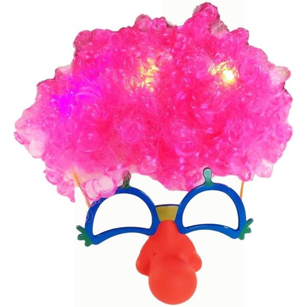 バリエーションコード : 2B4D3JVDL0・LED点滅ウィッグで注目度アップ。 ハロウィンや宴会の余興やパーティーの出し物、学園祭・学芸会のイベントなどでのコスプレ衣装として、簡単にそしてすぐに楽しく変装できる人気のピエロウイッグとお面...