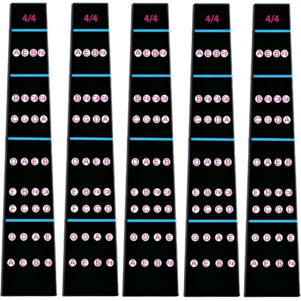 「初心者ガイド」4/4バイオリン用に設計された指板ステッカー。バイオリンフレットボードを理解するのに効果的です。「取り外す可能」裏面に接着剤が付いているので、バイオリンに簡単に接着したり、バイオリンから取り外したりできます。残留物や損傷はあ...