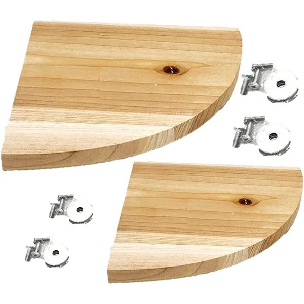 ・インコ 止まり木 コーナーステージ 小 大 2個セット 。鳥スタンド 鳥用パーチ 鳥用品 木製ステージ バードトイ オウム 小鳥 鳥 とりにおすすめです・・「こんな商品」2つセットなので大小セットすると階段状になり上がったり下がったりして...