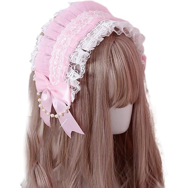 バリエーションコード : 2B4J5JUWD4・肌触りのいいフリルのレースと左右のリボンが特徴のかわいいヘッドドレス、カチューシャです。衣装やコスに合わせてファッションを楽しめるように、沢山のカラーバリエーションを用意しました。・ハロウィン...