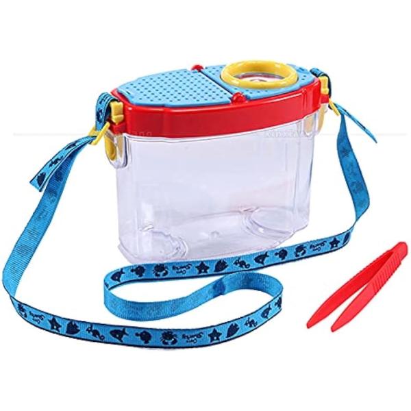 バリエーションコード : 2B4JR25G48・「虫かごセット」:観察レンズ付き虫かごです。（観察レンズとピンセット、ベルト付き）セットのため別の飼育ケースを買う必要もありません。丈夫でしっかりした作りなので長く使えます。・「拡大鏡付きでよ...