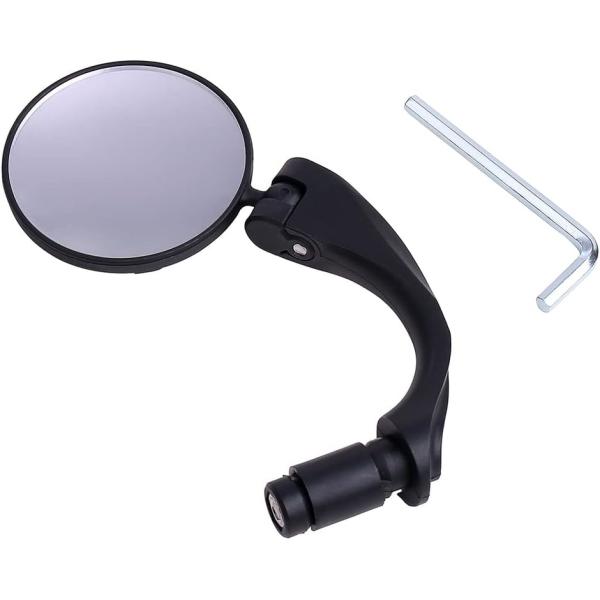 バリエーションコード : 2B4PF9RTG5・自転車 汎用 バーエンド ミラー「ブルホーンタイプ」・内容：バーエンドミラーx1点、レンチx1本、マイクロファイバークロスx1枚・サイズ：ミラー／直径約67mm ハンドル部／長さ120mm　マ...