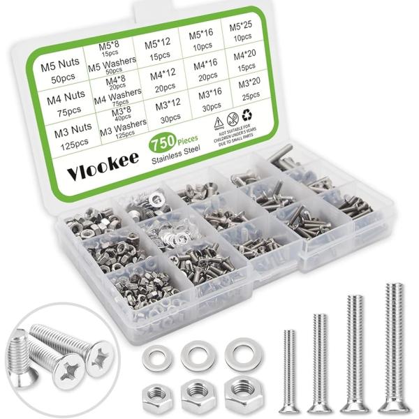 バリエーションコード : 2B2YRCSS1W・「750本入 超低頭 小ねじ セット 詳細」M3 皿ねじ、M3 ナット、M3 ワッシャー、M4 皿ねじ、M4 ナット、M4 ワッシャー、M5 皿ねじ、M5 ナット、M5 ワッシャー、M4 皿ね...