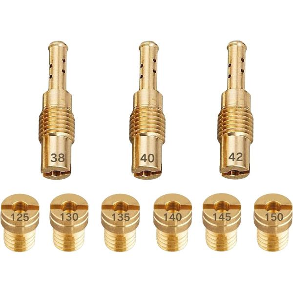 【Yahoo!ランキング1位入賞】メインジェットセット ケイヒン パイロットジェット オーバーサイズ 9個入り キャブレターパーツ