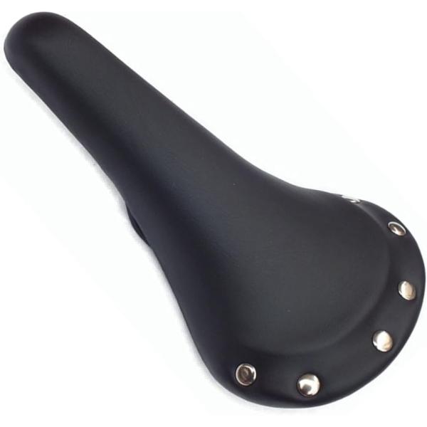 バリエーションコード : 2B4WSW2RLJ・リベット止めがレトロな印象の細身のサドルです。ロードバイク、MTB、ピスト、クロスバイク、ミニベロ等にピッタリな軽量、薄型サドルです。細身デザインですのでペダリングの妨げになりません。・軽量薄...