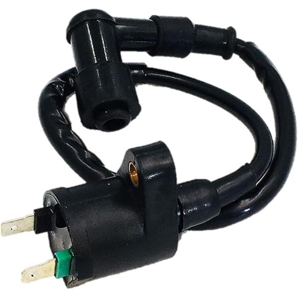【互換品】 ホンダ系 バイク 汎用 ハイパワー イグニッションコイル IGコイル コード プラグキャップ 付き スーパーカブ モンキー 社外品
