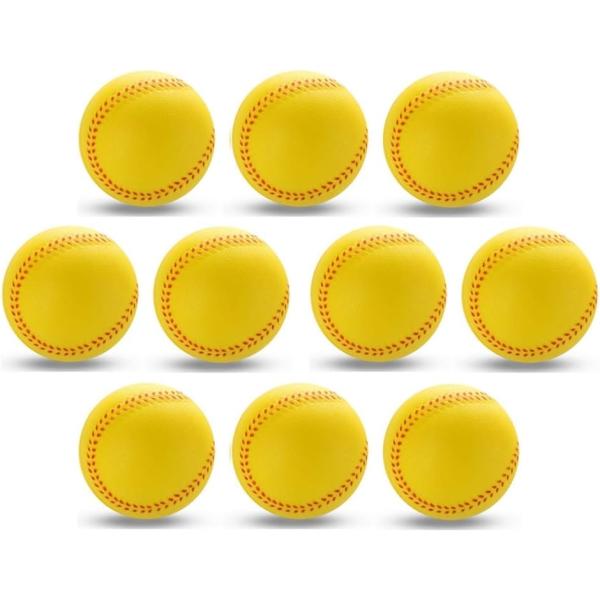 バリエーションコード : 2B6IFWRWHW・黄色で夜間の練習でも目立ちます。柔らかいウレタン素材で打撃音も静かで打球も飛ばず球拾いも楽です。・雨天時の屋内練習用や少年野球のフライキャッチ、トスバッティング等におすすめです。・野球ウレタン...